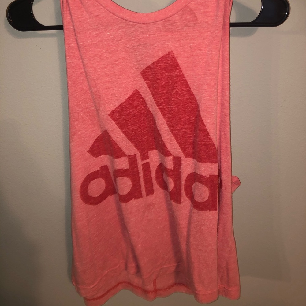 Adidas light pink sleeveless tank!